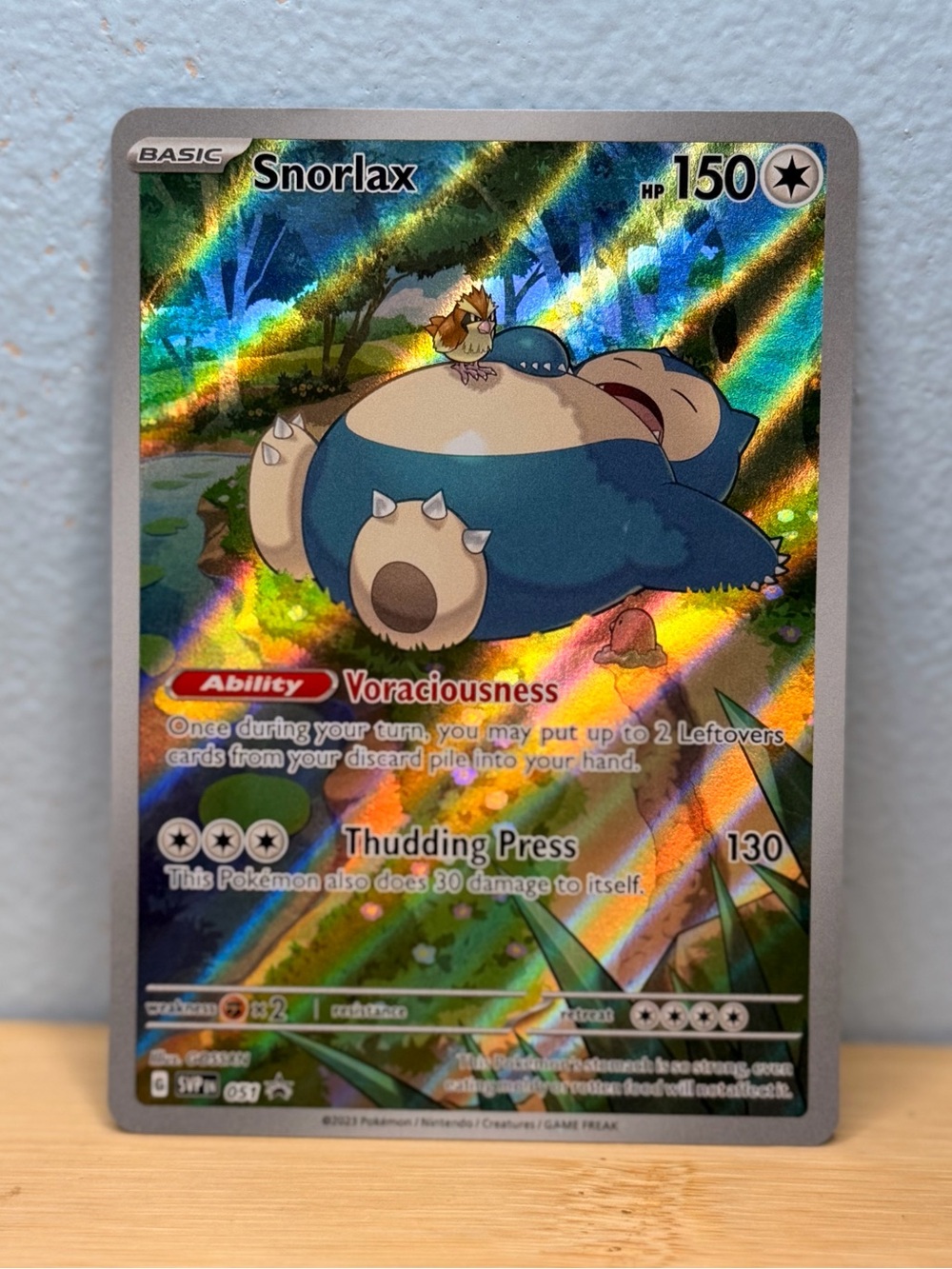 Snorlax SVP051 Scarlet & Violet 151 Promo NM/M Pokemon TCG